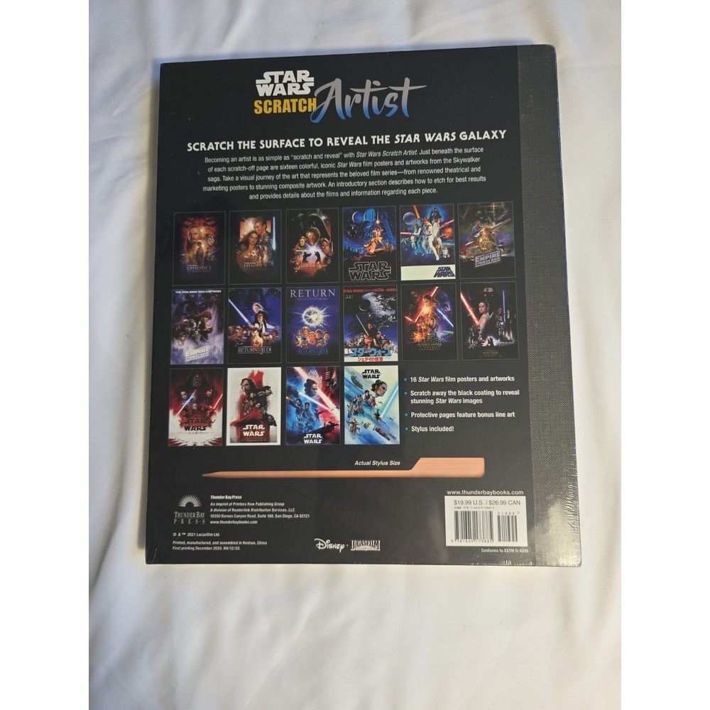 Star Wars: Scratch Artist by Editors of Thunder Bay Press - New Sealed